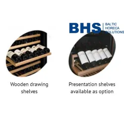 Cave à vin 350 liter - 2 zones SS