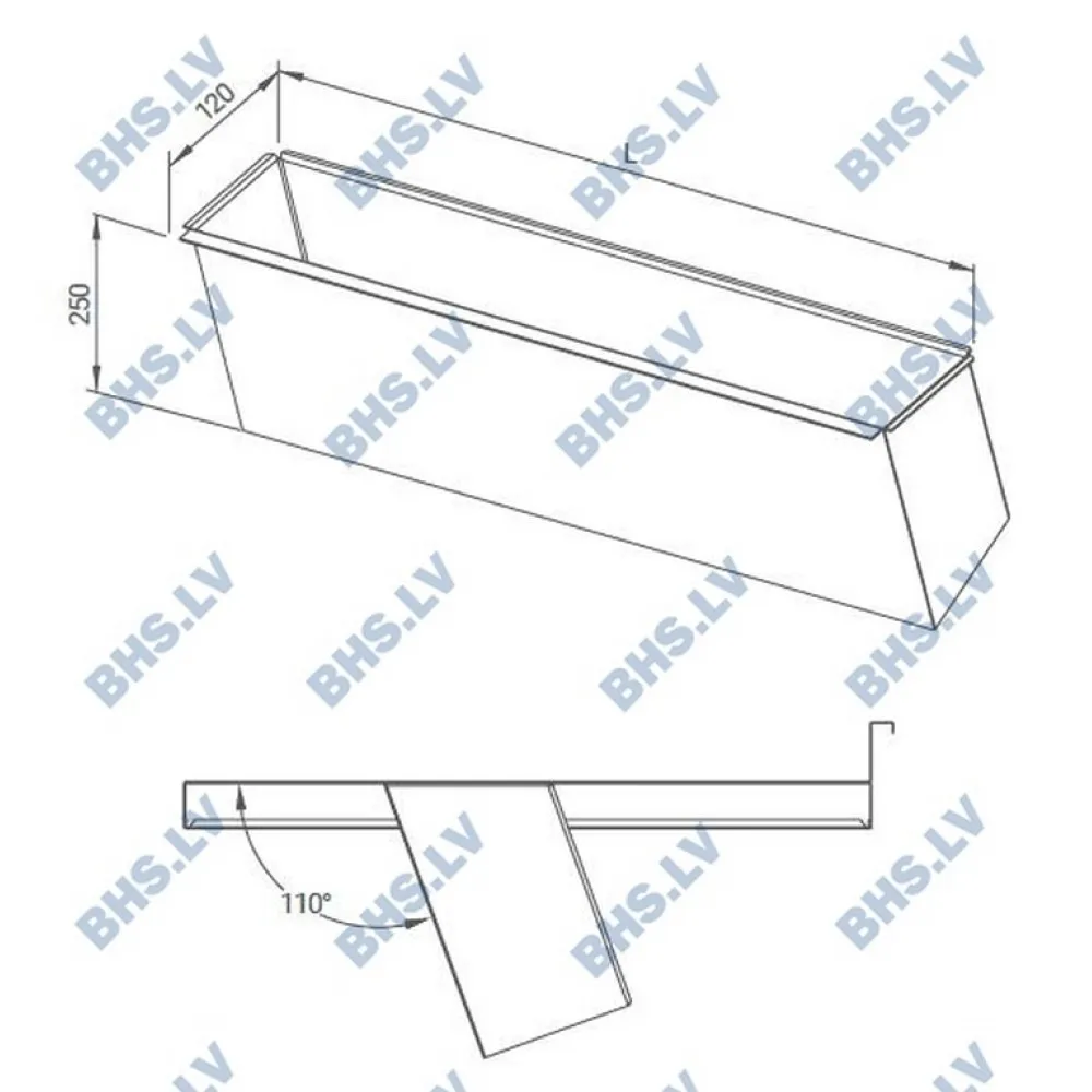 Ledus baseins pudelēm 1000