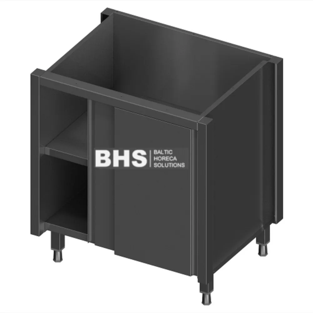 Moduļu plaukts ar regulējamu plauktu un bīdāmām durvīm 800