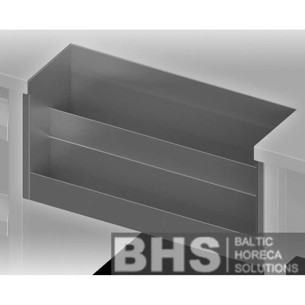 Dubultais pudeļu plaukts metināts 1000