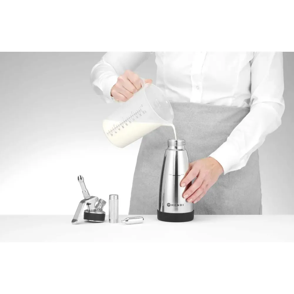 Mousseur inox 0,5 L - L'outil idéal pour chefs