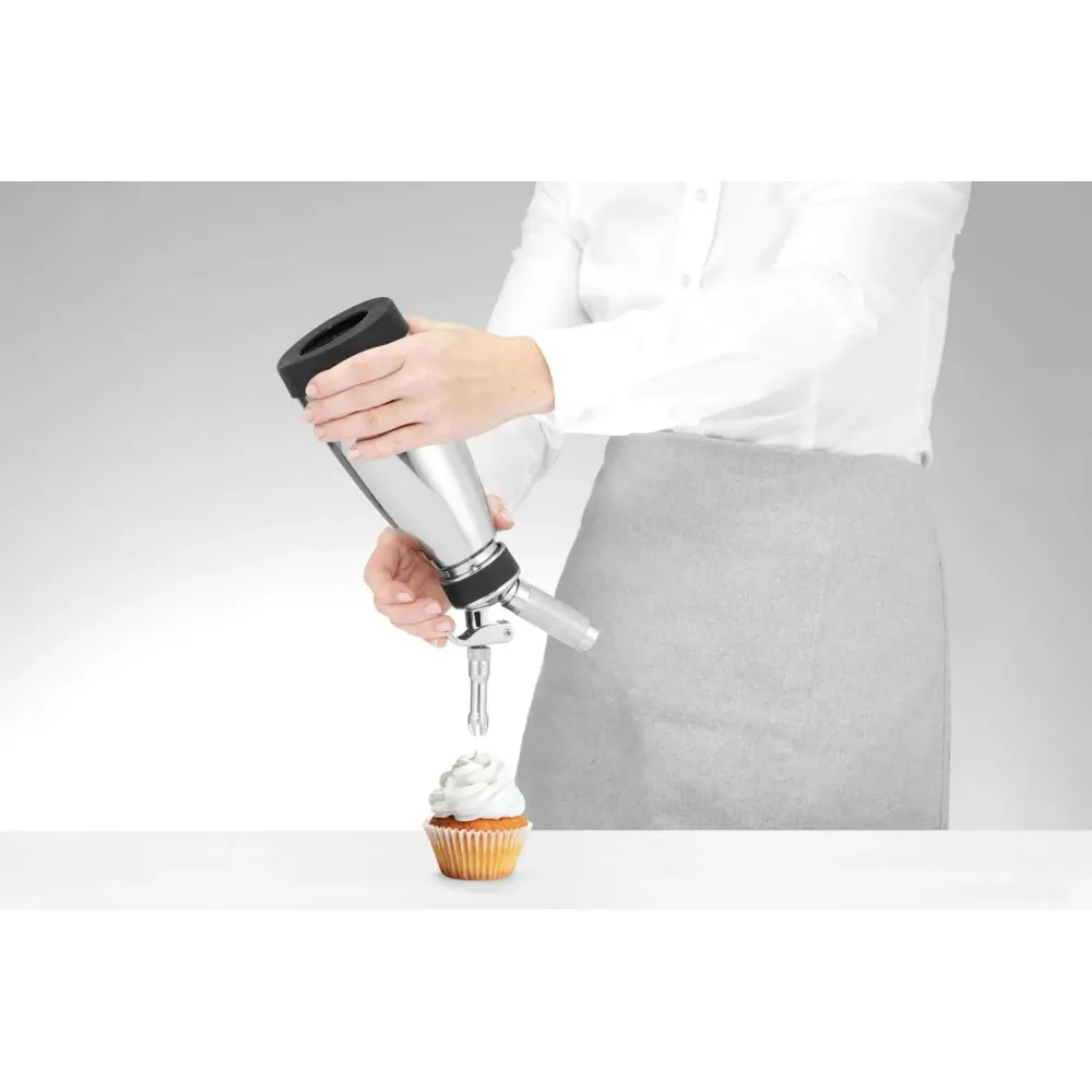 Mousseur inox 0,5 L - L'outil idéal pour chefs