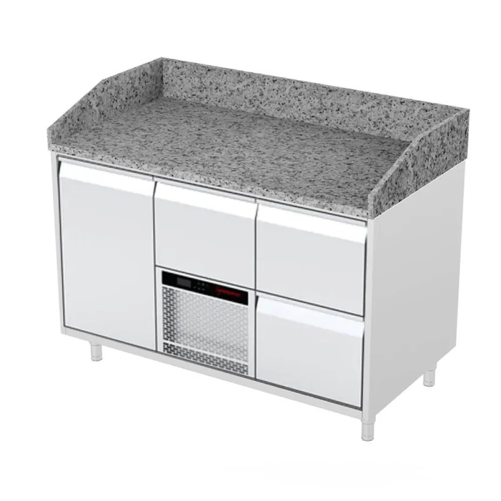 Réfrigérateur avec surface en granite P230 1300 mm