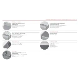 Table réfrigérateur plateaux de cuisson P206