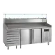 Pizza table with refrigerating display PT1310
