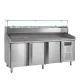 Pizza table with refrigerating display PT1300