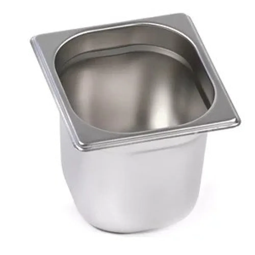 GN1/6 Récipient en acier inoxydable h-150 mm BASIC