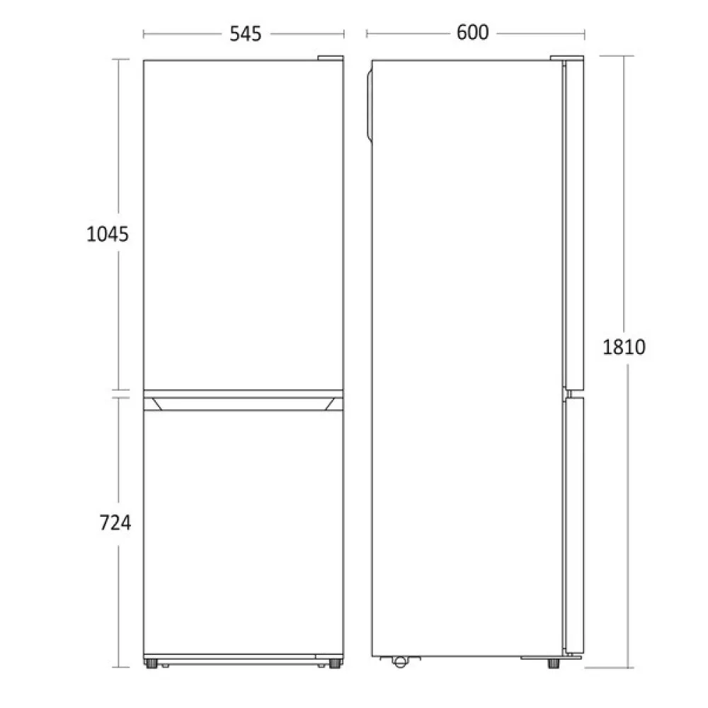 Réfrigérateur Combi CBF253NFXE