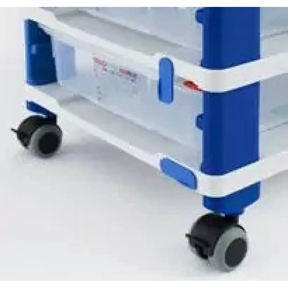 Tour de stockage alimentaire avec bacs 3xGN1/2 avec couvercles