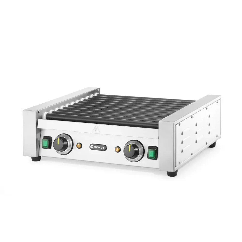 Grill à hot-dogs - 2 zones, 11 rouleaux