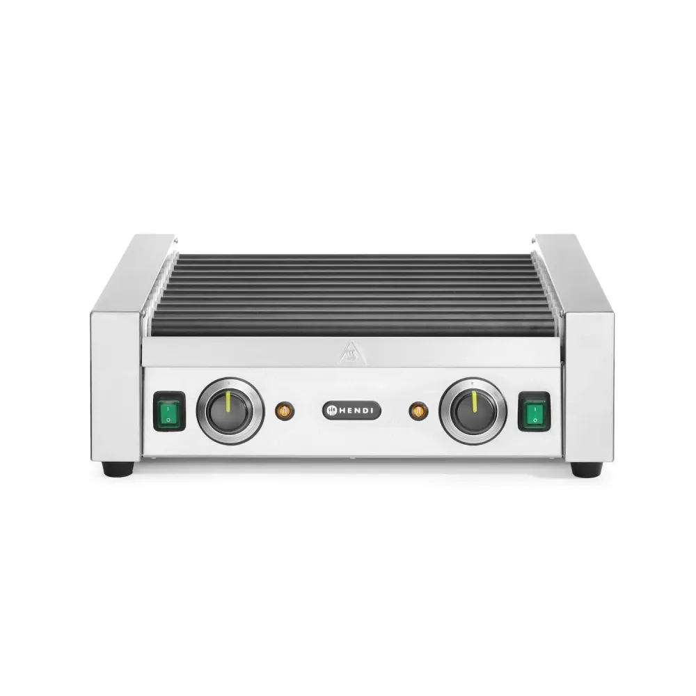 Grill à hot-dogs - 2 zones, 11 rouleaux