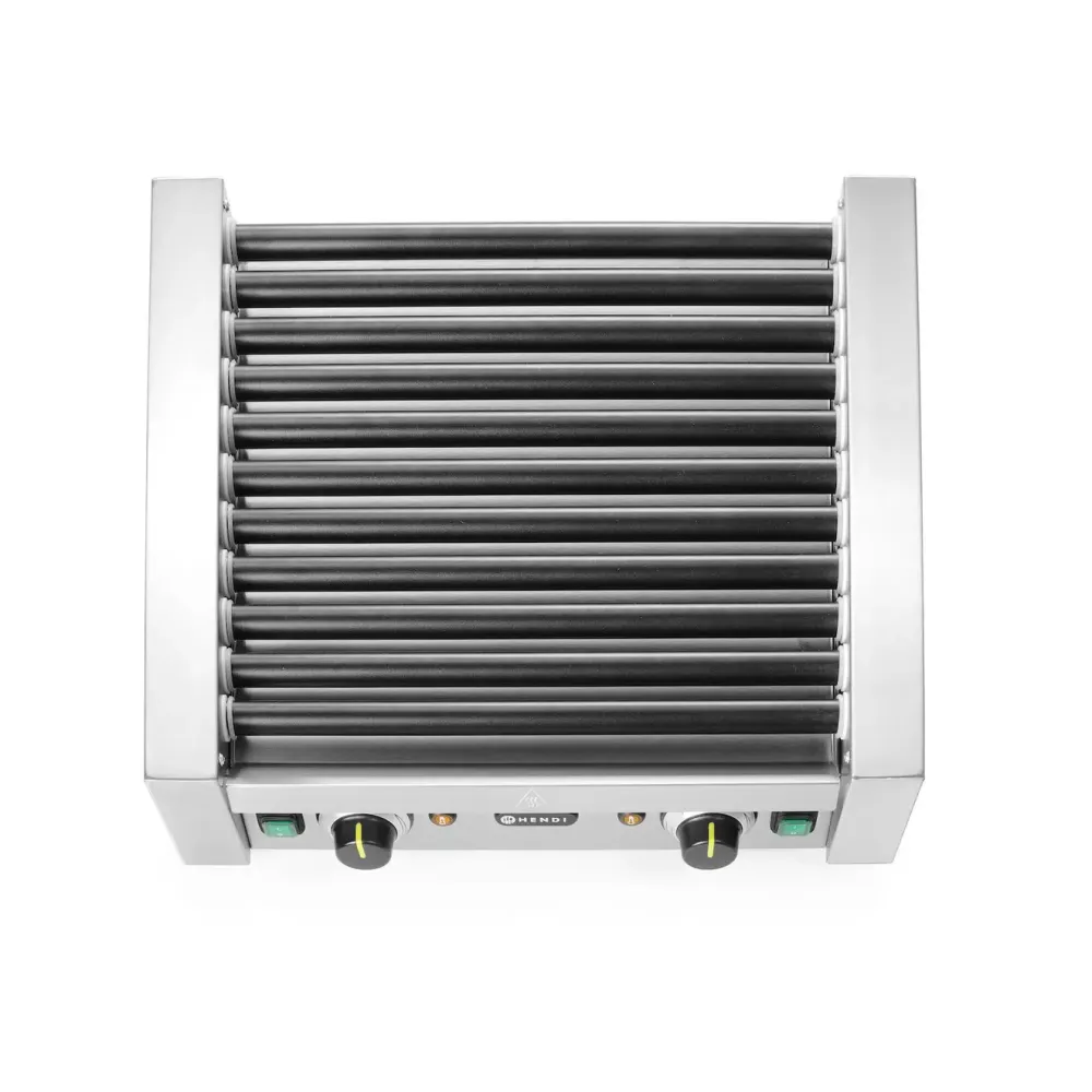Grill à hot-dogs - 2 zones, 11 rouleaux