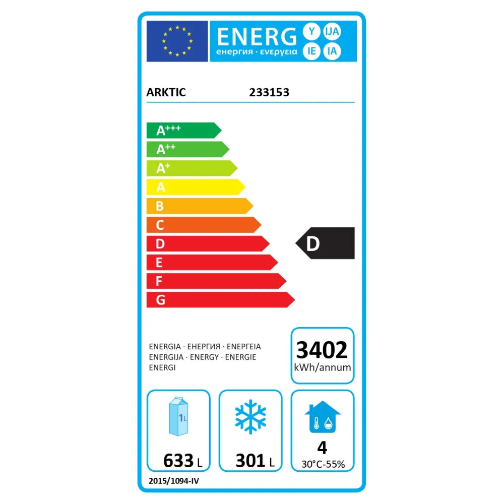 Réfrigérateur 3 portes avec congélateur 890+420L