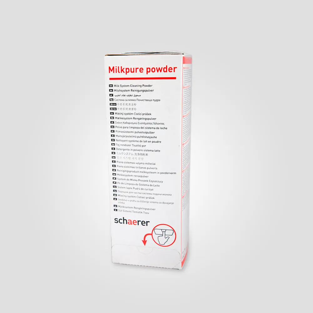 Poudre nettoyante pour système de lait 50x10g