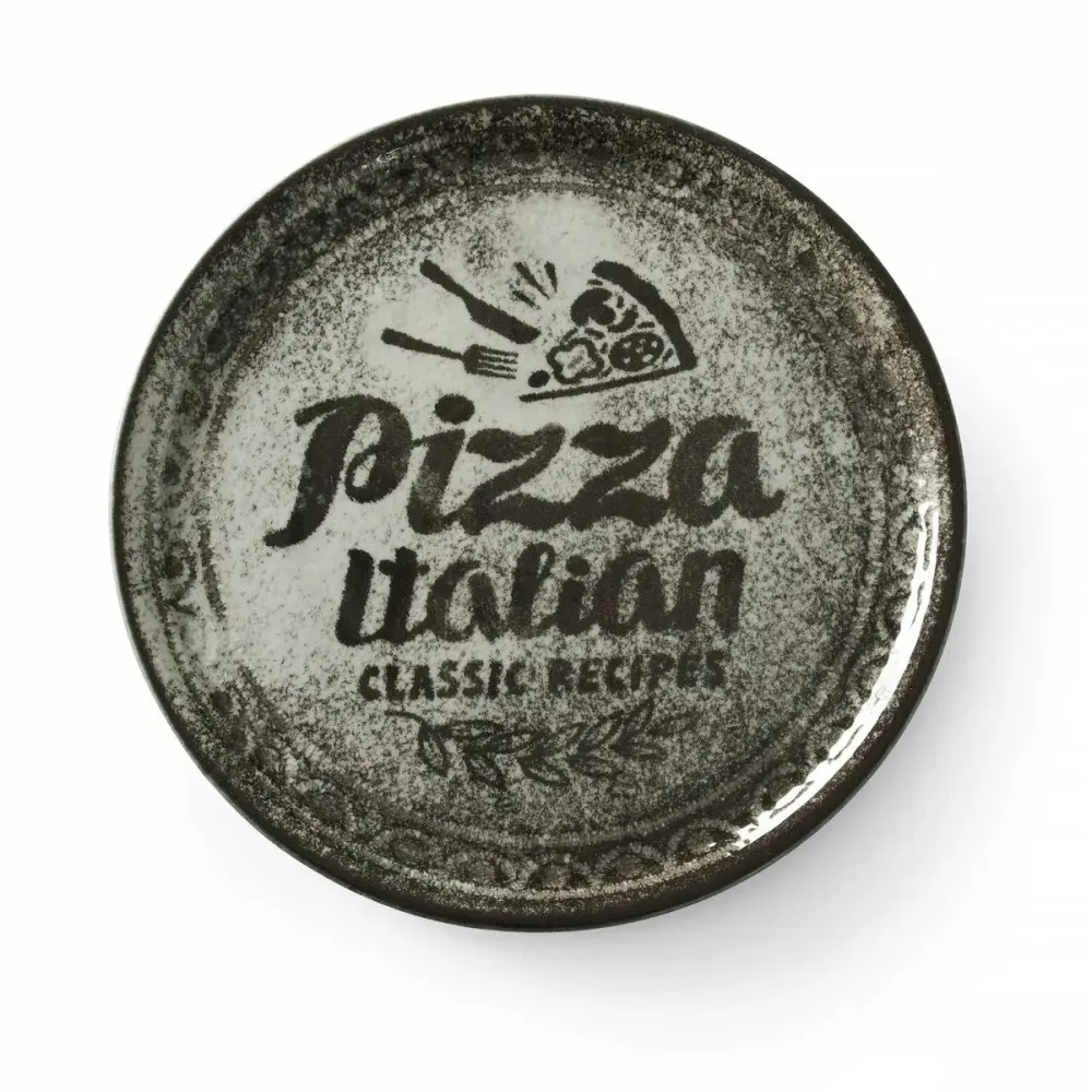 Assiette à pizza Recipe Collection Black ⌀310mm
