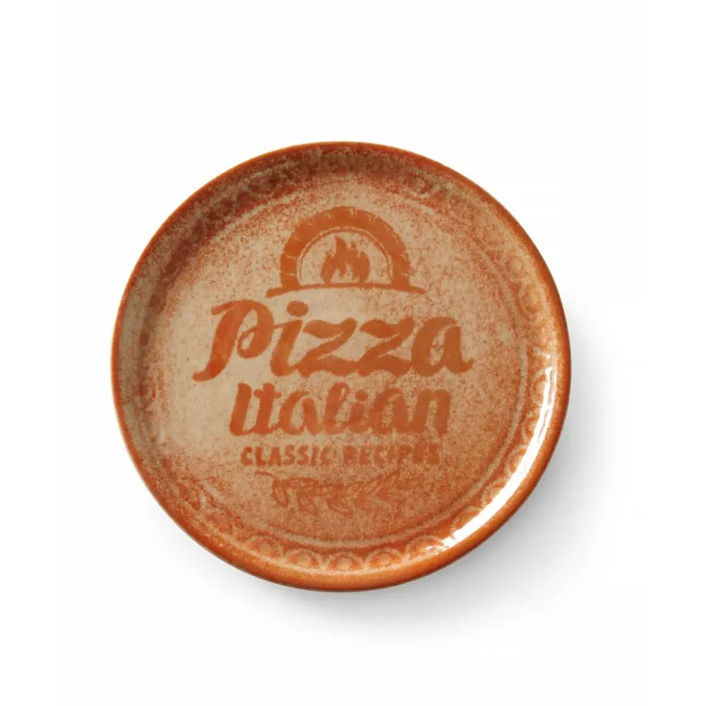 Assiette à pizza Recipe Collection Brick Red ⌀330mm