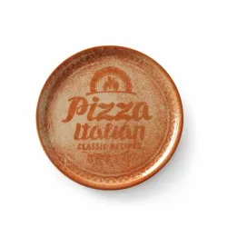 Assiette à pizza Recipe Collection Brick Red ⌀310mm