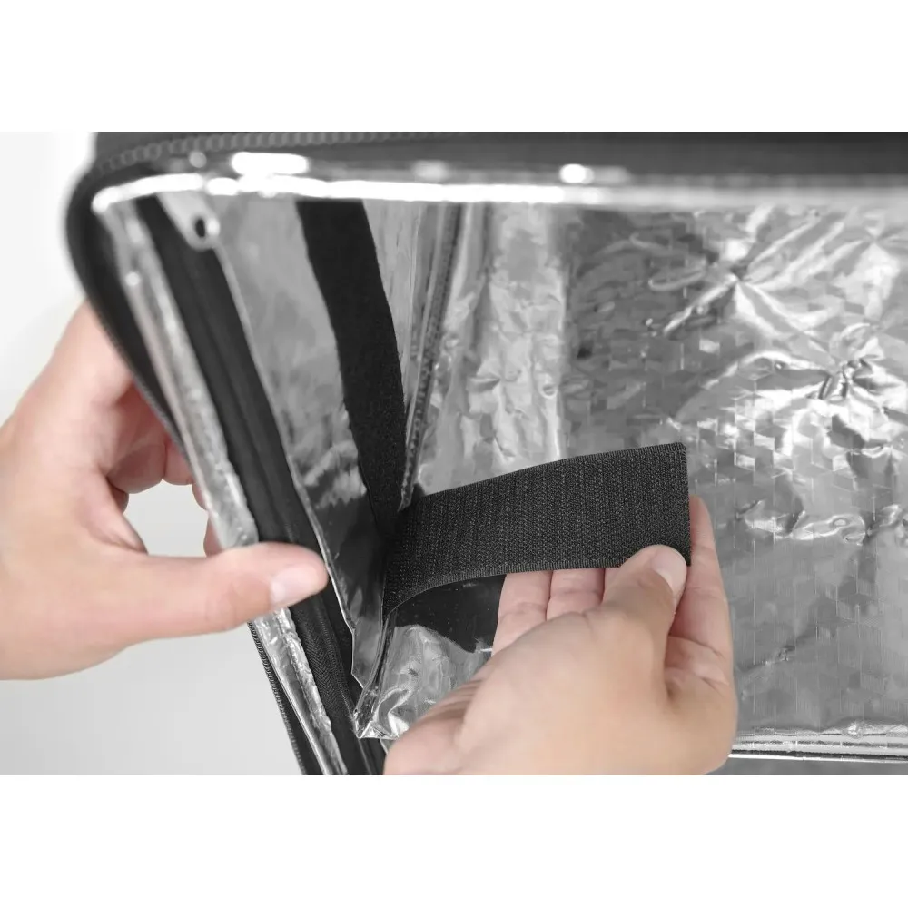 Sac à dos isotherme pour livraison de repas, noir 72,2 L