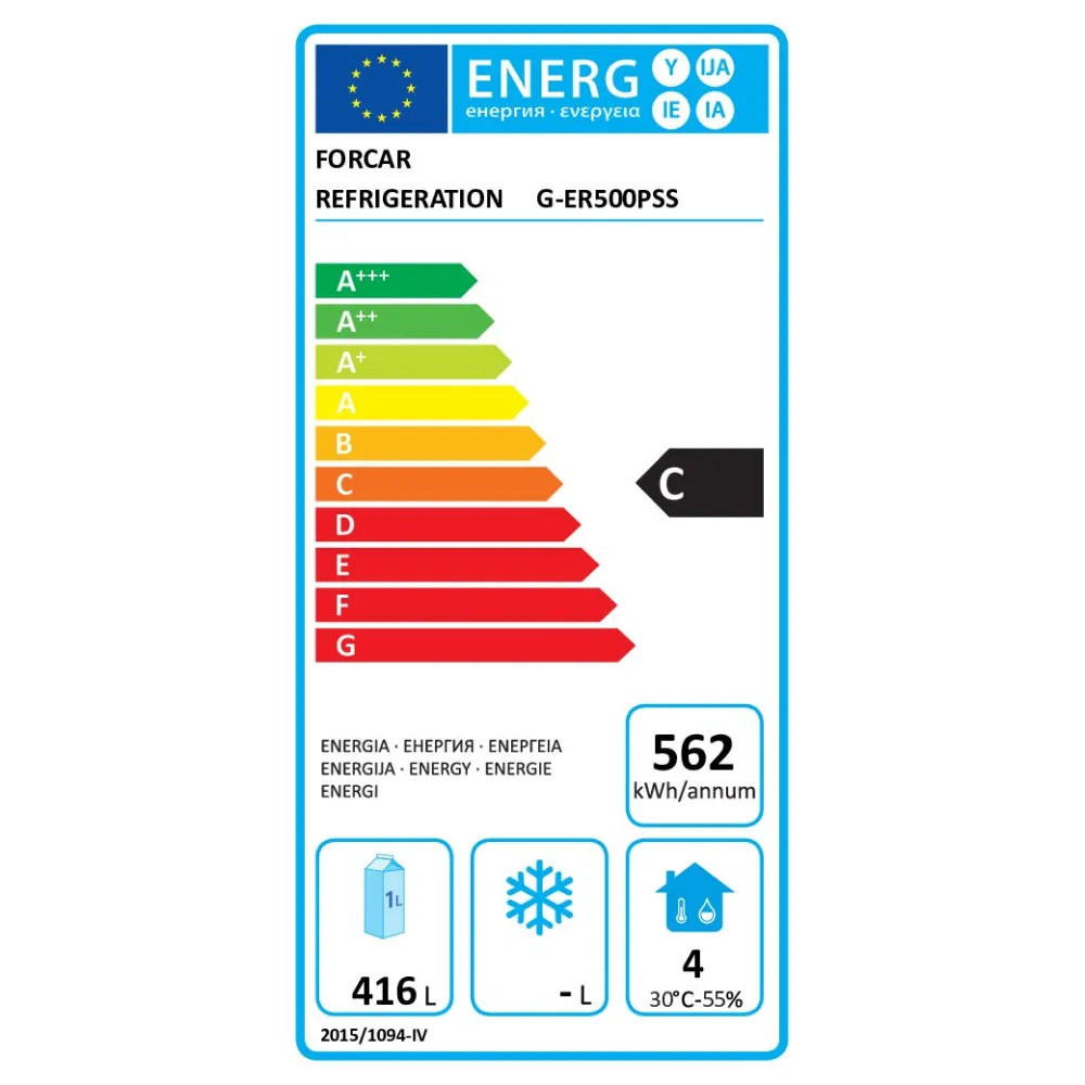 Armoire réfrigérée Eco Line G-ER500PSS