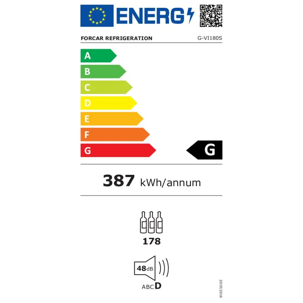 Cave à vin Glass Line G-VI180S