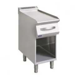 Table en acier inoxydable avec tiroir 400 x 730 x 850 mm