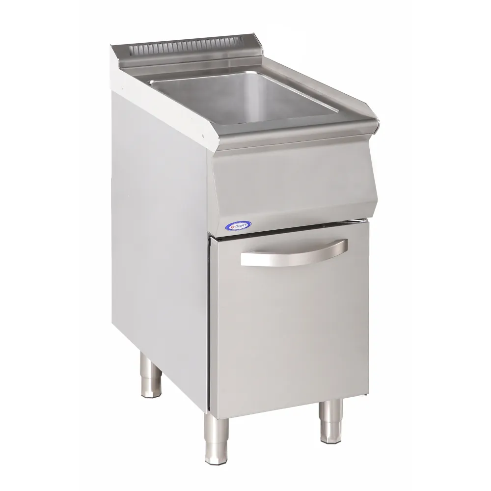 Table avec évier et porte battante 400 x 730 x 850 mm