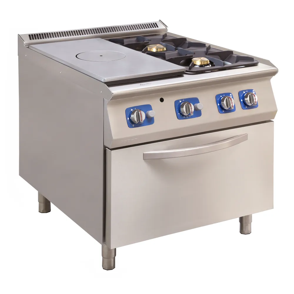 Table de cuisson à gaz avec four à gaz 30.1 KW