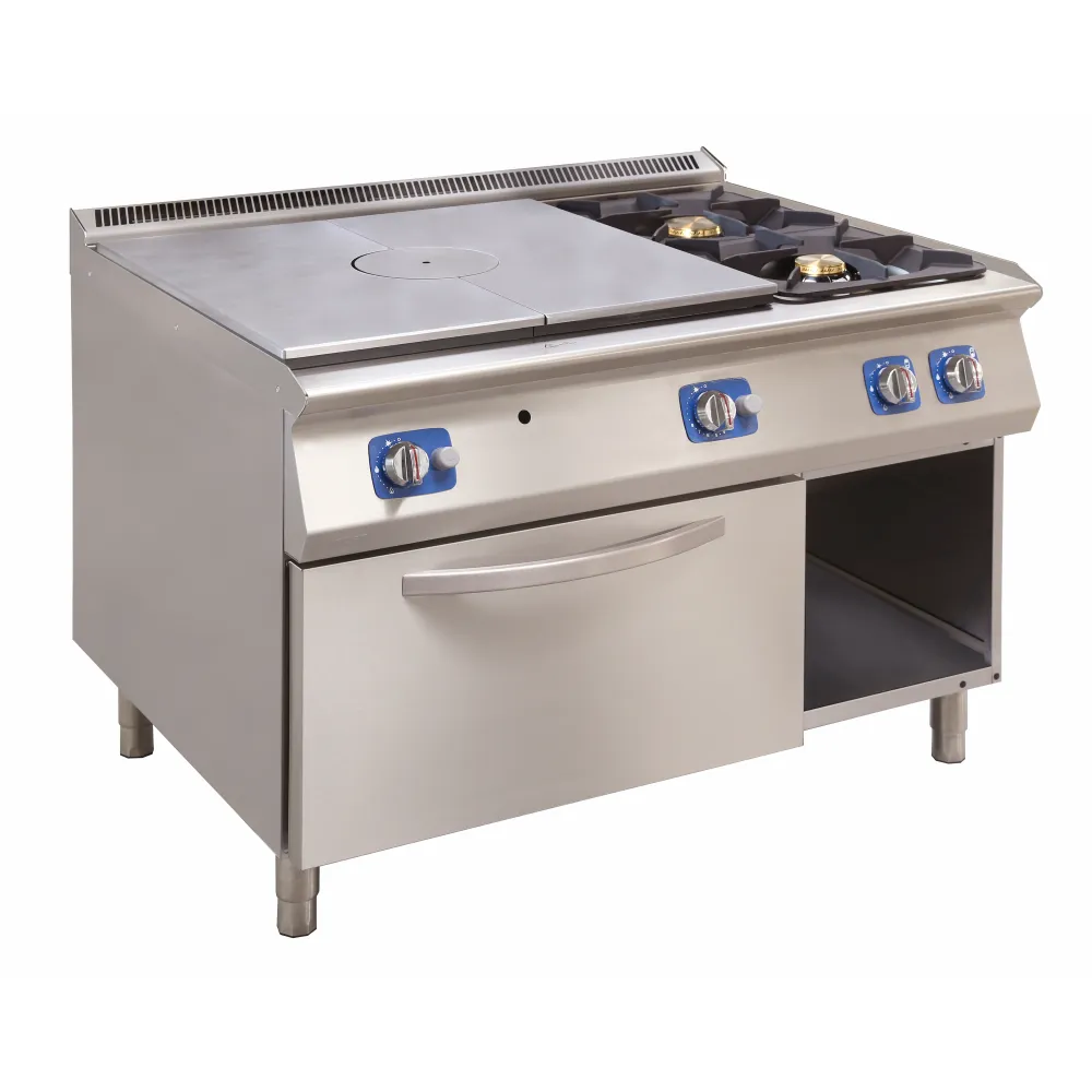 Table de cuisson à gaz avec four à gaz 33,6 KW