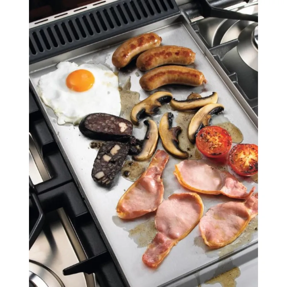 Cuisinière avec four Professional Plus 120 cm P12FIWE3 6 feux avec plaque de cuisson et 2 zones à induction