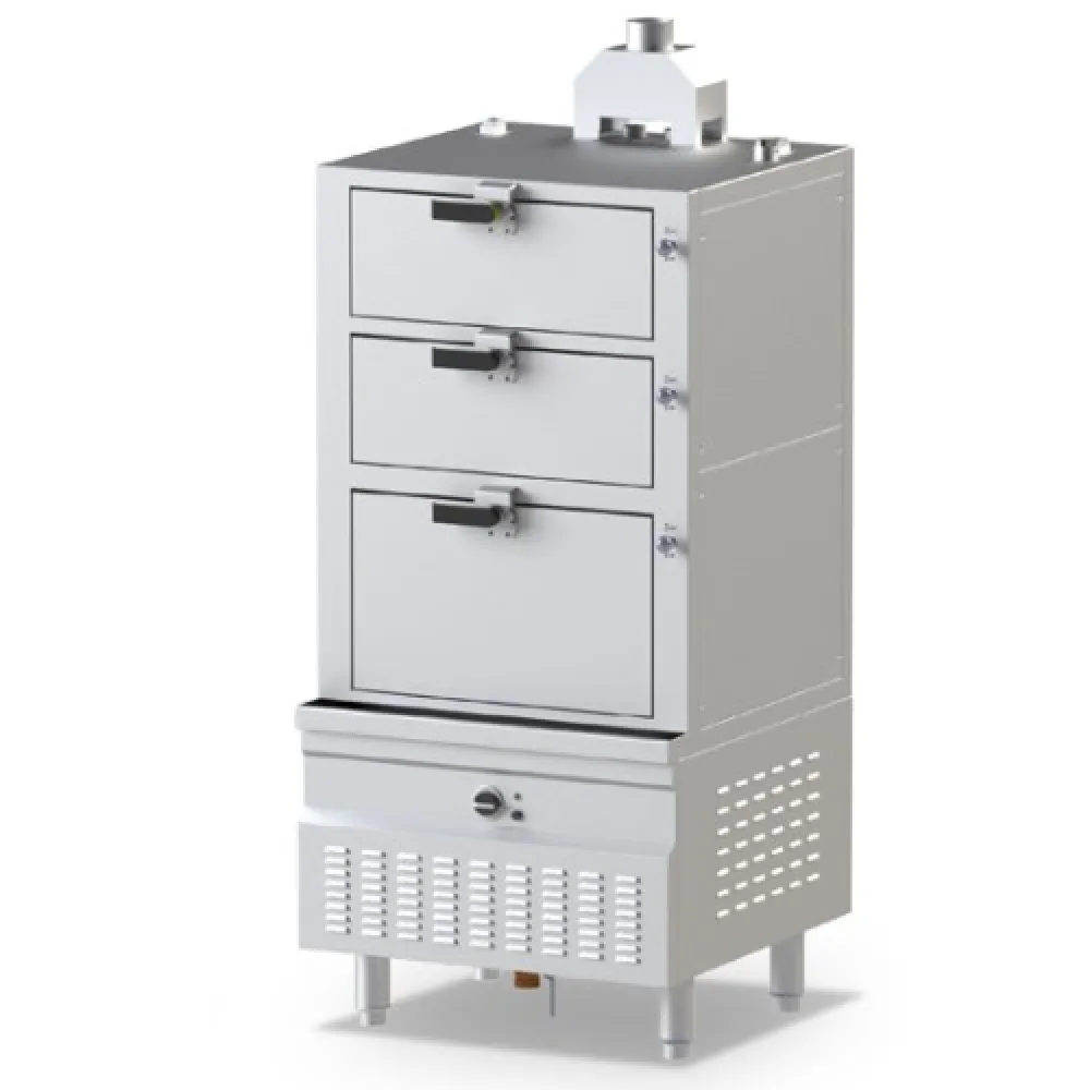 Chaudière à vapeur à gaz à trois chambres