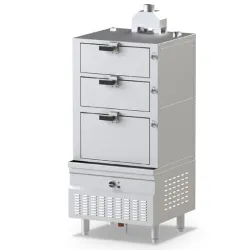 Chaudière à vapeur à gaz à trois chambres