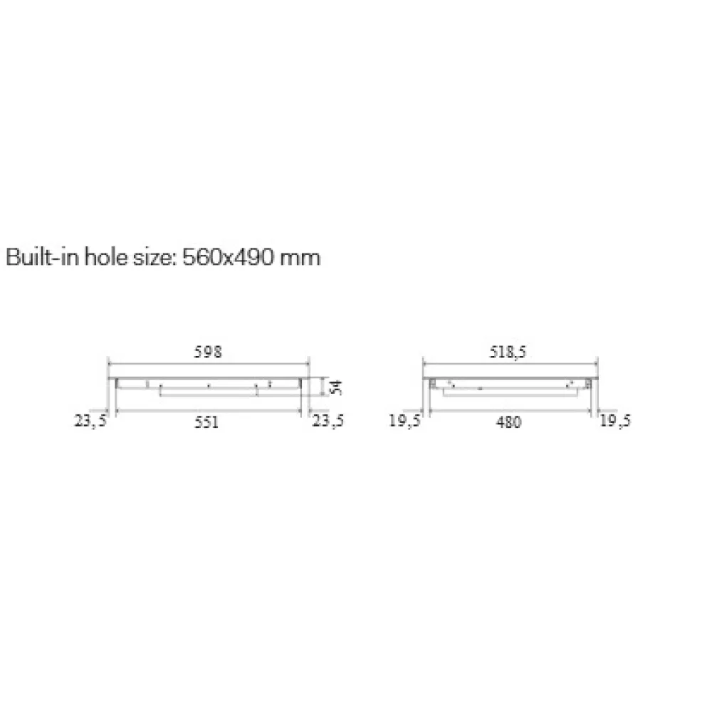 Plaque à induction HCBI604TC 60 cm  4 zones