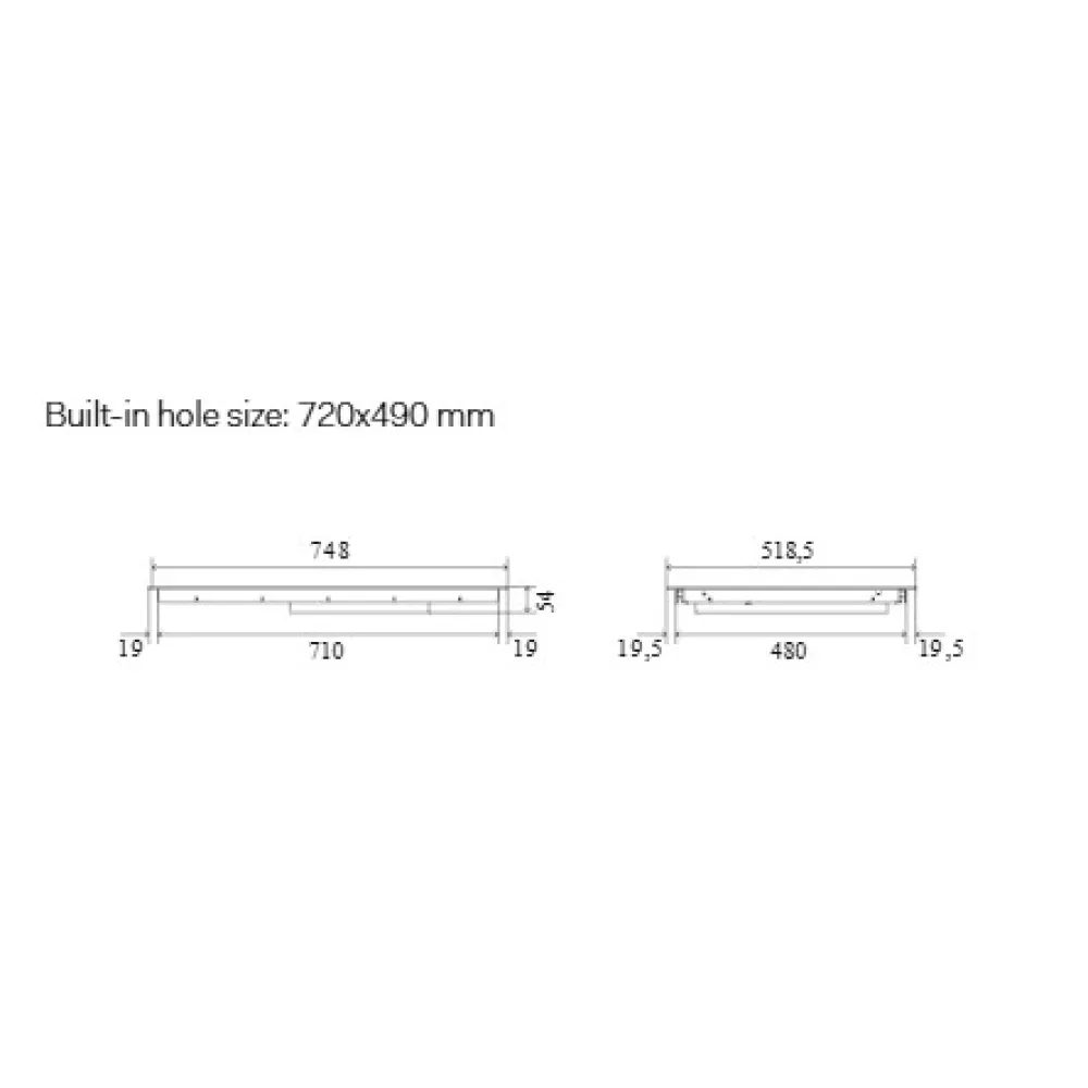 Plaque à induction HCBI754TC 75 cm zones