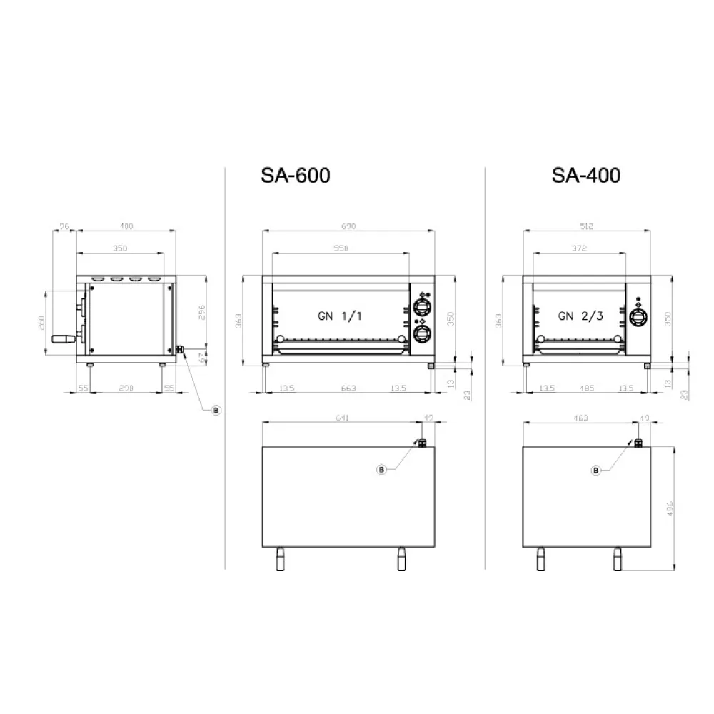 Grille-pain Salamandre Mod SA-400 EM