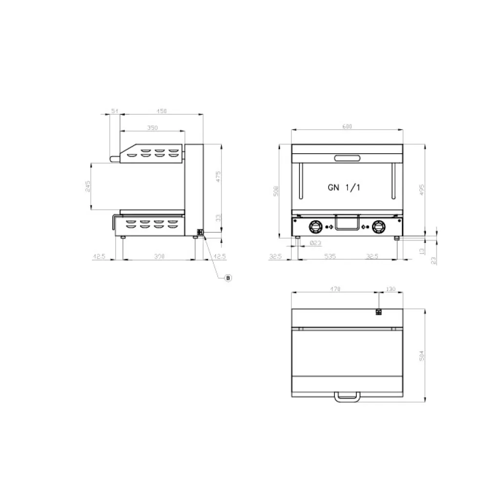Grille-pain Salamandre Mod SL-600 EM