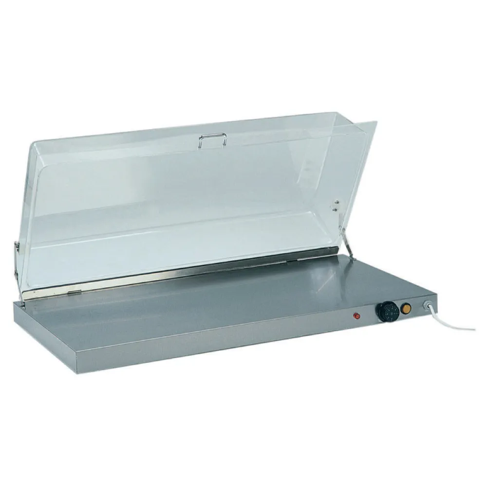 Plaque de cuisson chauffante avec couvercle en verre PCC4710