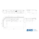 \Ligne cantine 5677/2900x800x900 mm