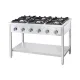Gas cooker with 6 burners 1200 32,5 kW