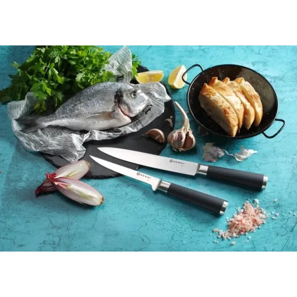 Ensemble de couteaux en acier inoxydable, 9 pièces