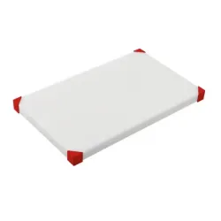 Planche à découper rouge 50x30x34