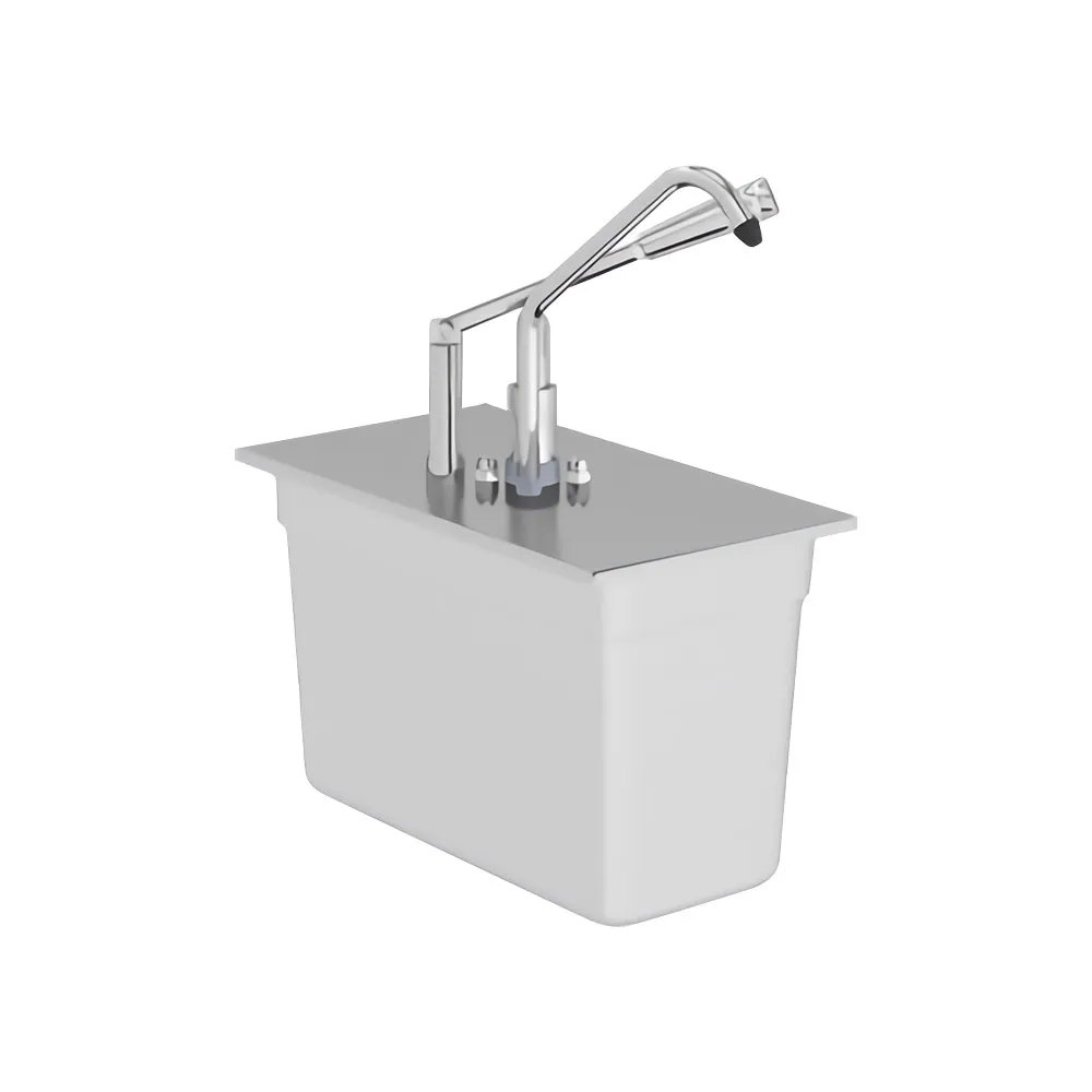 Distributeur de sauce avec pompe GN 1/4 5.25L