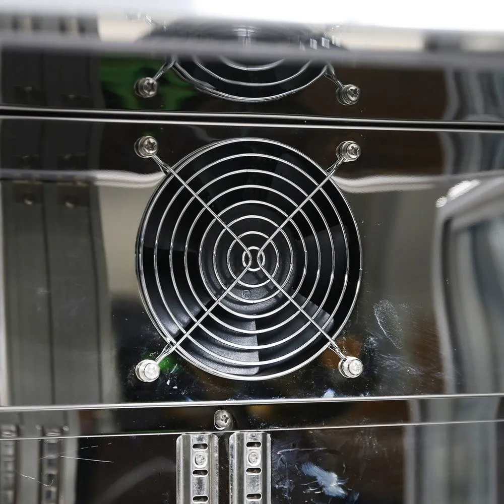 Bar réfrigéré-présentoir 133L, acier 882143