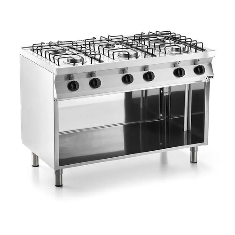 Cuisinière à gaz avec armoire neutre FAST F7/FUG6BA