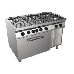 Cuisinière à gaz avec four électrique FAST F7/FUG6LE
