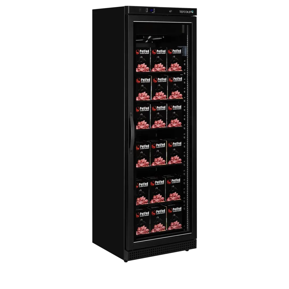 Congélateur UF 340 liters with glass doors, noire