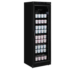 Congélateur UF 340 liters with glass doors, noire