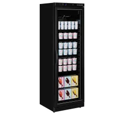 Congélateur UF 340 liters with glass doors, noire