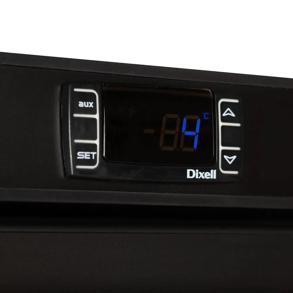 Congélateur UF 340 liters with glass doors, noire