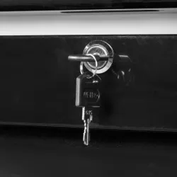 Congélateur 922 litres avec portes battantes, noir