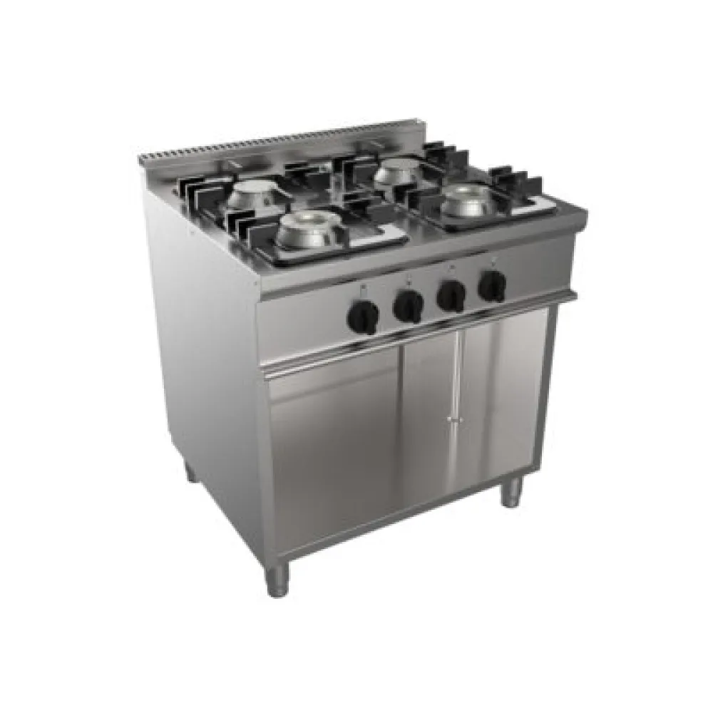 Plaque de cuisson à gaz avec meuble neutre EASY 700 E7/CUPG4BA.4M